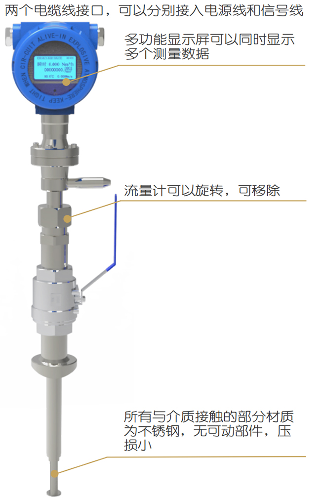 DN150熱式氣體質(zhì)量流量計(jì)結(jié)構(gòu)圖